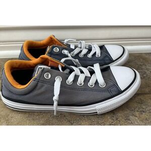 Converse Chuck Taylor All Star Low Top Blue Shoes Size Junior 5 *Faded* Blemish